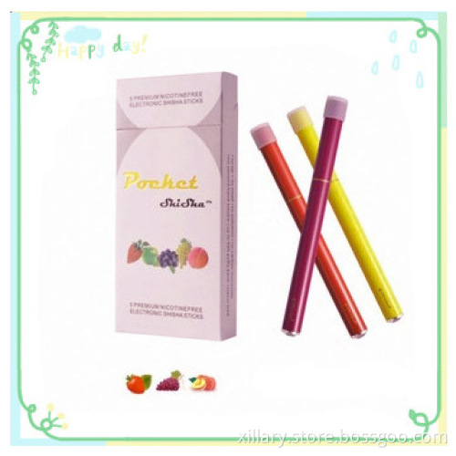 500 puffs colored smoke disposable e shisha flavour e cigarette